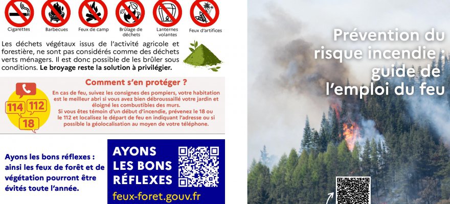 Préfecture : Plaquette les usages du feu
