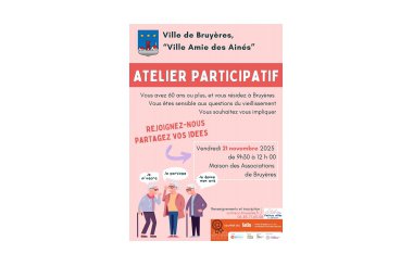 Atelier participatif dans le cadre de sa démarche Ville Amie des Ainés.