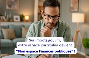 Nouveau : Mon espace Finances publiques