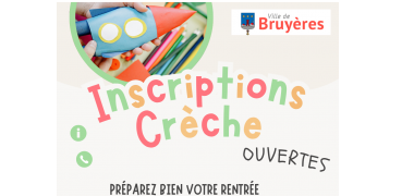 INSCRIPTIONS CRECHES 2026-2027