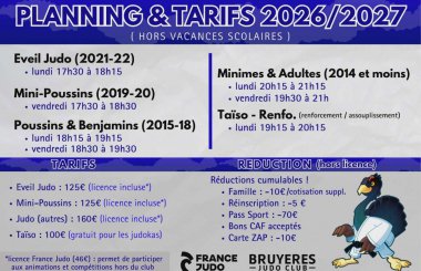 RENTREE DU JUDO