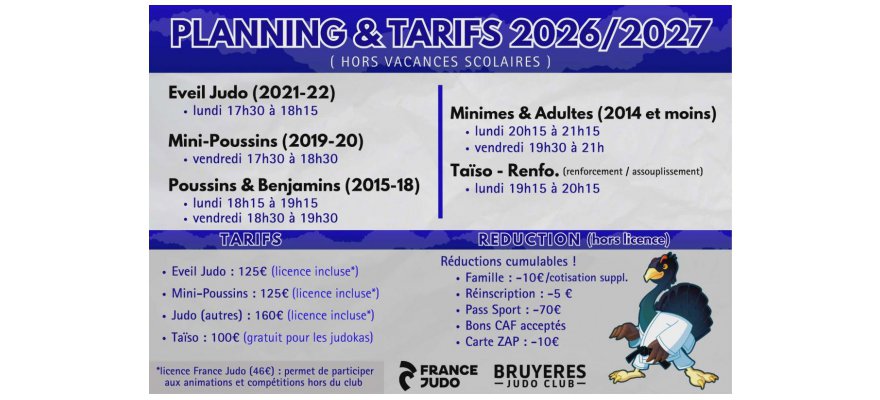 RENTREE DU JUDO