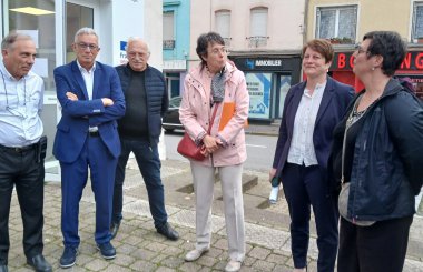 Madame la Sous-préfète en visite à Bruyères