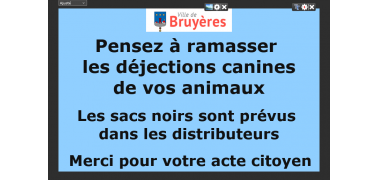 Déjéctions canines