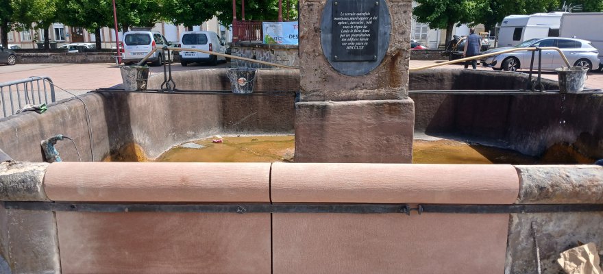 Réfection de la fontaine Neptune