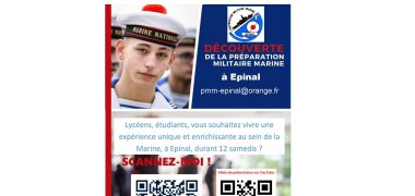 Recrutement pour le stage de Préparation Militaire Marine en octobre 2025