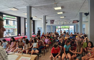 Remise des calculatrices aux futurs élèves de 6e