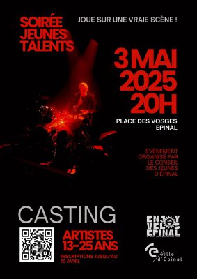 Conseil des jeunes d'Epinal : Recherche des talents pour le 3 mai