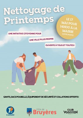 Nettoyage de printemps