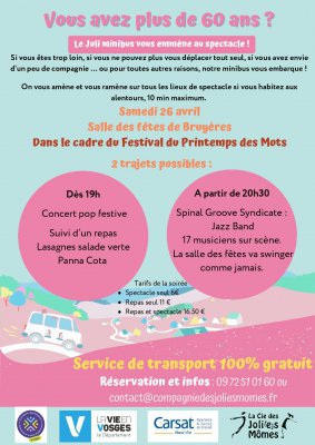 Compagnie des Jolies Mômes - transport gratuit
