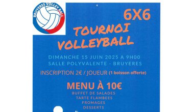 Tournoi Volley club de Bruyères