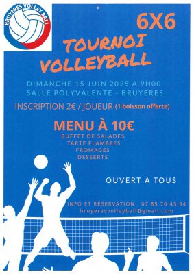 Tournoi Volley club de Bruyères