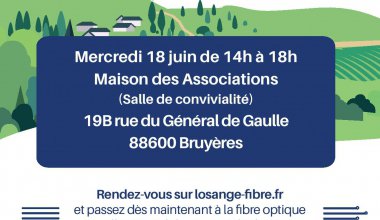 Losange : Permanence opérateur du 18 juin à Bruyères