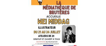 INTERBIBLY - La fabrique du livre jeunesse à la médiathèque de Bruyères du 21 au 24 juillet