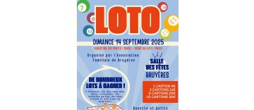 Loto de l'association familiale