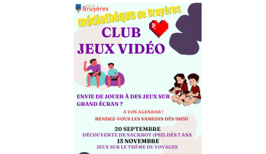 Club Jeux vidéo médiathèque