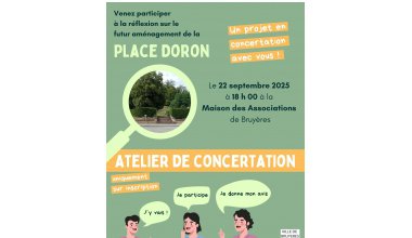 Atelier de concertation : place Doron