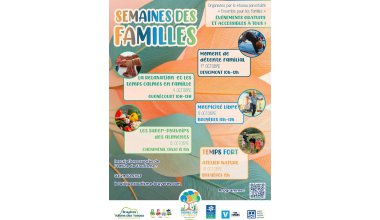 Programme de la semaine des familles du réseau Réseau Parentalité Ensemble pour les Familles