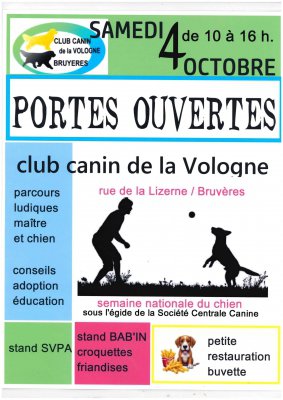 Club canin : portes ouvertes