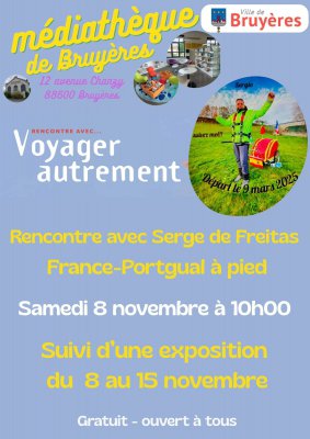 Rencontre avec Serge de Freitas "France-Portugal à pied"