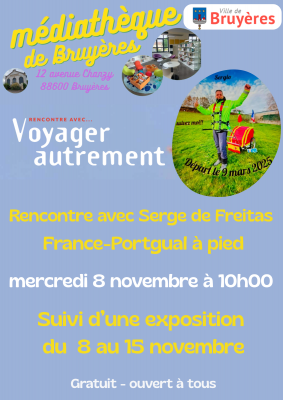 Rencontre avec Serge de Freitas "France-Portugal à pied"