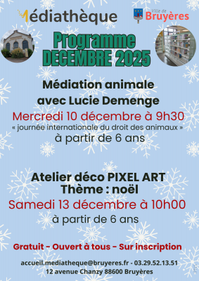Médiathèque décembre