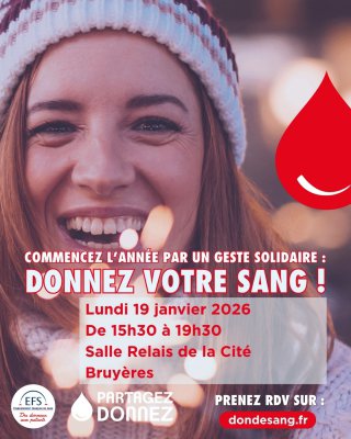 Promotion don de sang Janvier