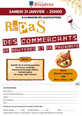 REPAS DES COMMERÇANTS