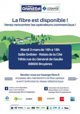 Permanence Fibre le 03 mars au Relais de la cité