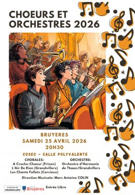 Vie culturelle : concert choeurs et orchestre