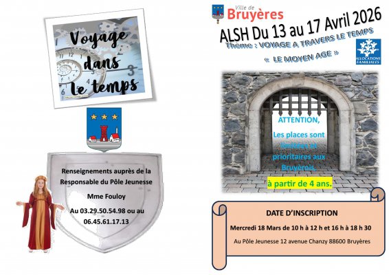 ALSH du 13 au 17 avril