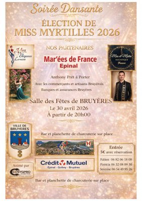 Election Miss Myrtilles 2026