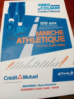 🏃‍♀️ manifestation sportive 🏃 Paris-Colmar