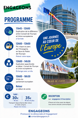Journée de sensibilisation aux institutions européennes