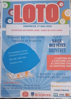 LOTO de l'association familliale