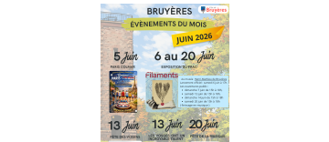 Evénements du mois de juin