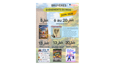 Evénements du mois de juin