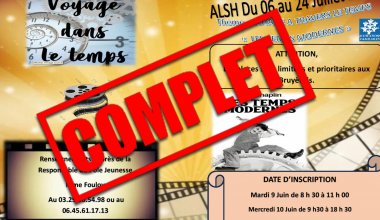 ALSH du 06 au 24 juillet