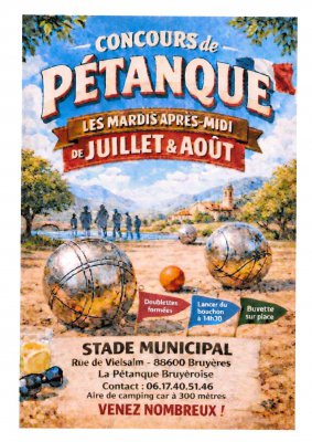 Concours de pétanque