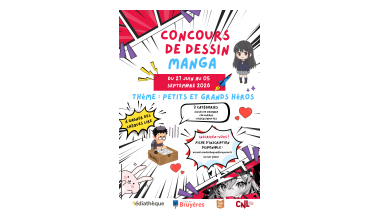 Concours de dessin manga de la médiathèque