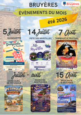 programme du mois été