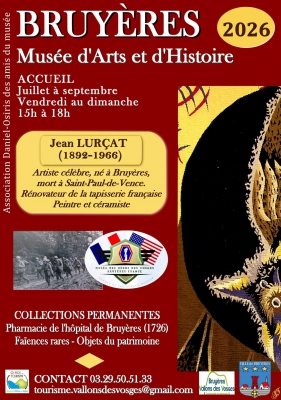 Le Musée Henri-Mathieu Bruyères passe à l'heure d'été !