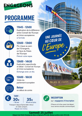 Sortie au parlement européen