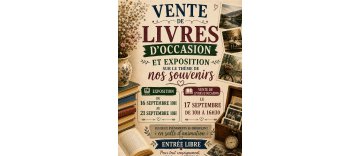 Vente de livres & exposition : EHPAD les Jardins Fleuris