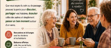 Café des souvenirs et des sourires : EHPAD les Jardins Fleuris