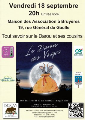 Conférence BERIAN : "Tout savoir sur le darou et ses cousins"